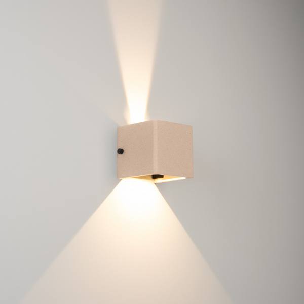 Светильник LGD-PERAN-WALL-S120x120-6W Warm3000 (Light ivory, 0-80 deg, 230V) (Arlight, IP65 Бетон, 3 года)