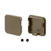 Заглушка LINE-D-3030 SQUARE OLIVE GREY (Arlight, Металл)