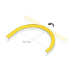 Гибкий неон ARL-CF2835-Mini-24V Blue (16x8mm) (Arlight, 6 Вт/м, IP65)