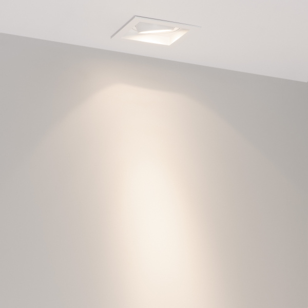 Светильник MS-VORTEX-BUILT-S90x90-12W Day4000 (WH-WH, 20 deg, 230V) (Arlight, IP20 Металл, 5 лет)