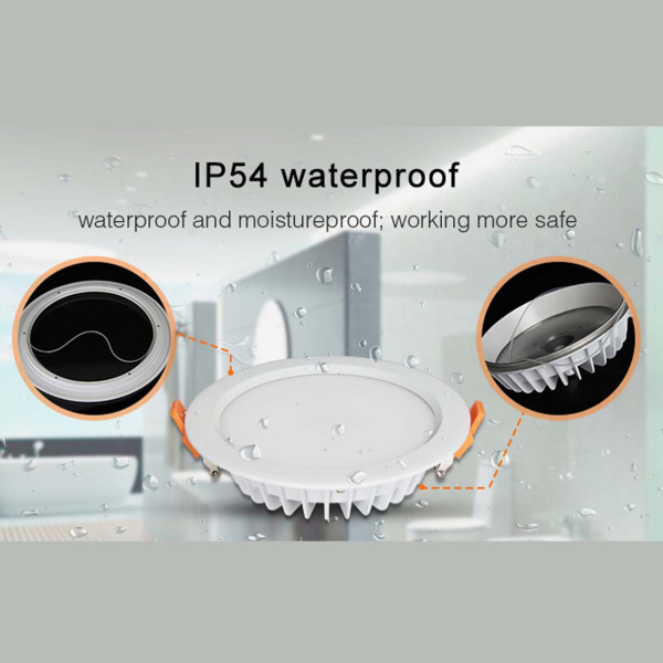 Светодиодный светильник Mi-Light FUT069 DOWNLIGHT GB170 (220V, 15W, RGB+CCT, IP54)