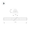 Светильник SP-LAGERN-L630-100W Day4000 (WH, 50х90 deg, 230V) (Arlight, IP65 Металл, 5 лет)