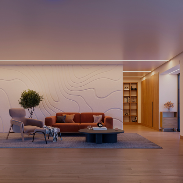 Профиль STRETCH-41-CEIL-CENTER-2000 BLACK (Arlight, Алюминий)