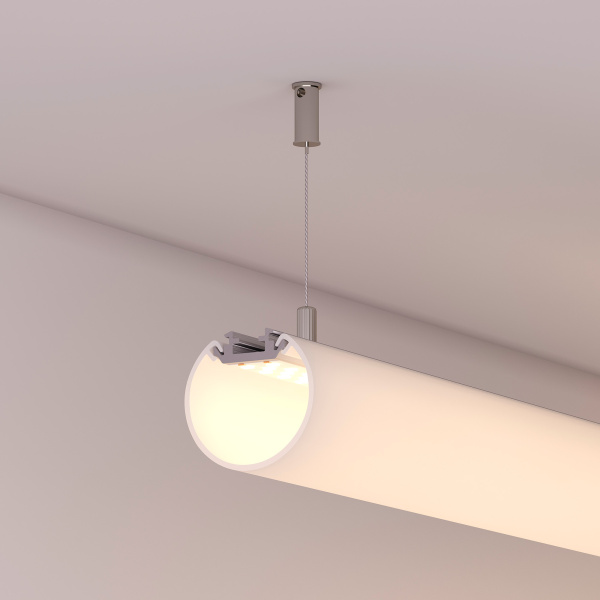 Профиль ROUND-D40-2000 ANOD (Arlight, Алюминий)