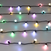 Светодиодная гирлянда ARD-BALL-CLASSIC-D17.5-10000-BLACK-100LED RGB (230V, 7W) (Ardecoled, IP65)