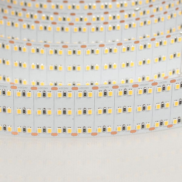 Светодиодная лента LUX class, 2835, 480led/m, day white, 24V, IP20, CRI>90, X08