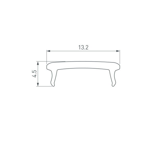 Экран SL-COMFORT-2316-2000 OPAL (Arlight, Пластик)