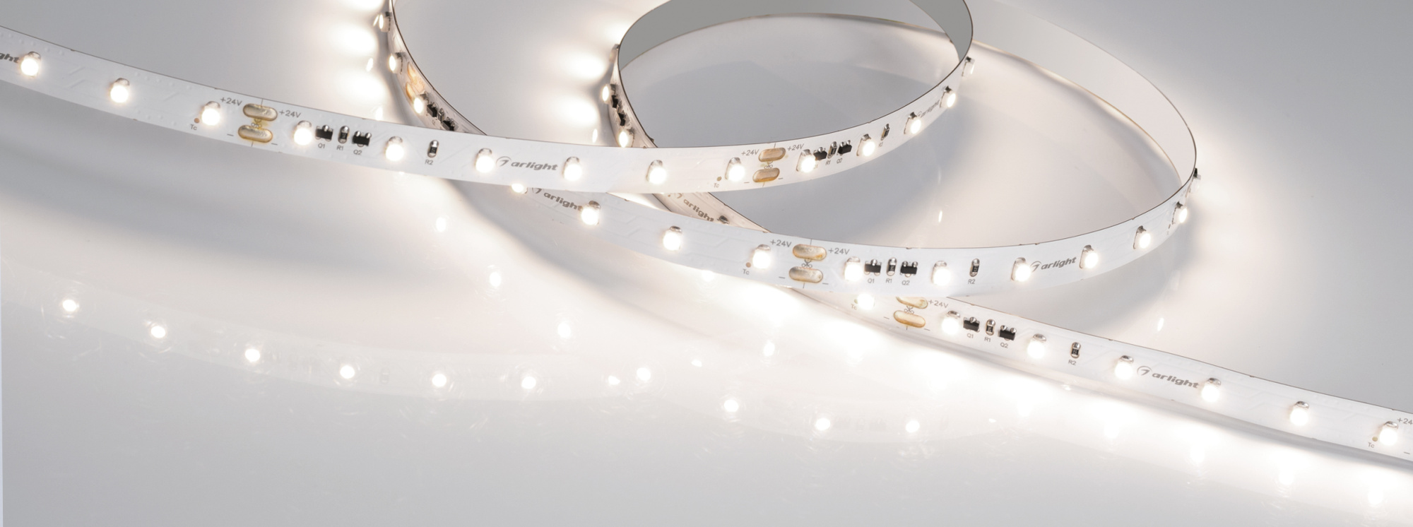 Лента RT-20000 24V Day4000 (3528, 60 LED/m, 20m) (Arlight, 4.8 Вт/м, IP20)