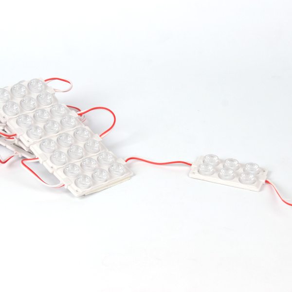 Светодиодный модуль 6 led 3030 MOD110 (12V, cool white,  IP65)