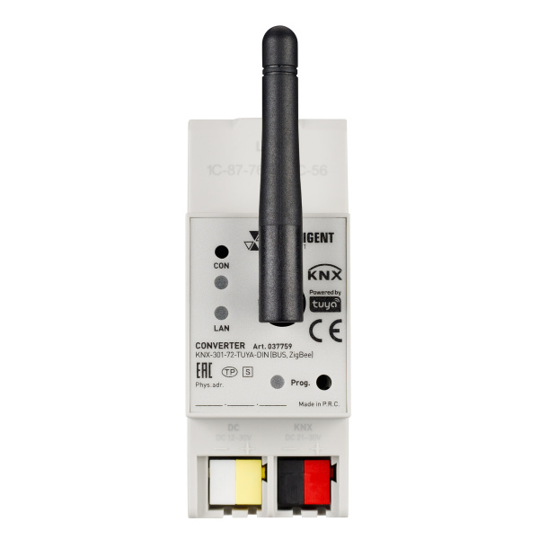 INTELLIGENT ARLIGHT Конвертер KNX-301-72-TUYA-DIN (BUS, ZigBee) (IARL, IP20 Пластик, 2 года)