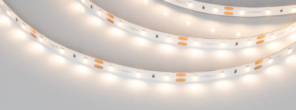 Лента NT-A60-8mm 12V Warm3000 (4.8 W/m, IP20, 3528, 5m) (Arlight, Открытый)