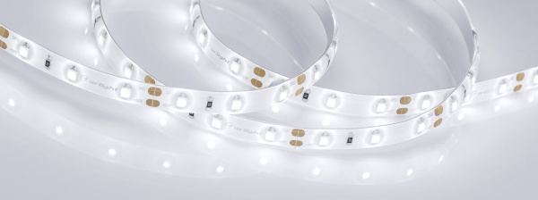 Лента RTW 2-5000SE 12V White (3528, 300 LED, LUX) (Arlight, 4.8 Вт/м, IP65)