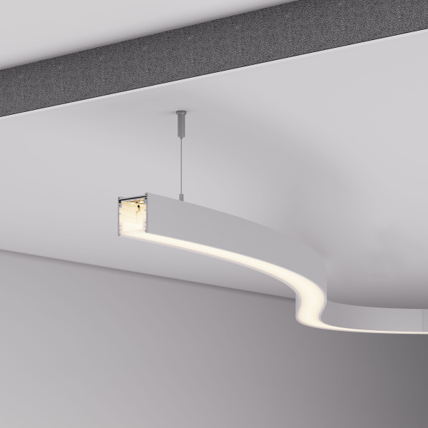 Профиль LINE-3535-BENT-SIDE-2000 ANOD (Arlight, Алюминий)