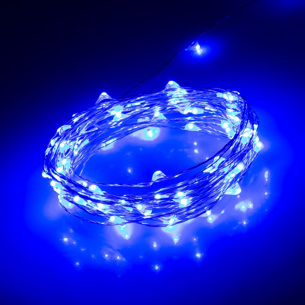 Светодиодная гирлянда ARD-CLASSIC-DEW-5000-CLEAR-100LED-STD Blue (12V, 2.1W) (Ardecoled, IP65)