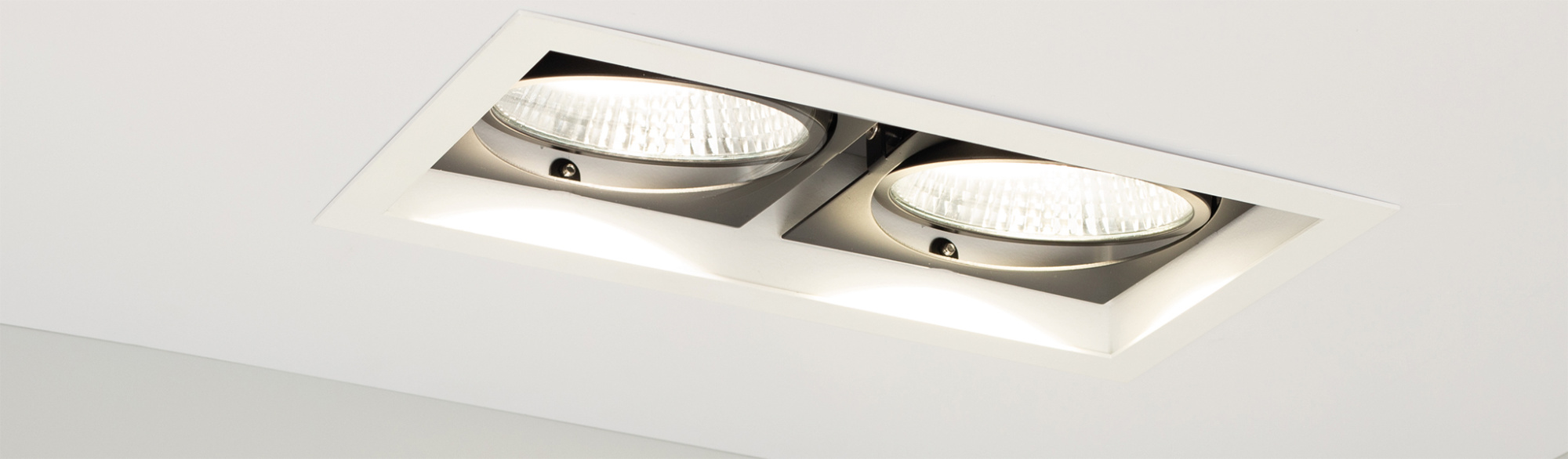 Светильник CL-KARDAN-S283x152-2x25W Warm3000 (WH-BK, 30 deg) (Arlight, IP20 Металл, 3 года)