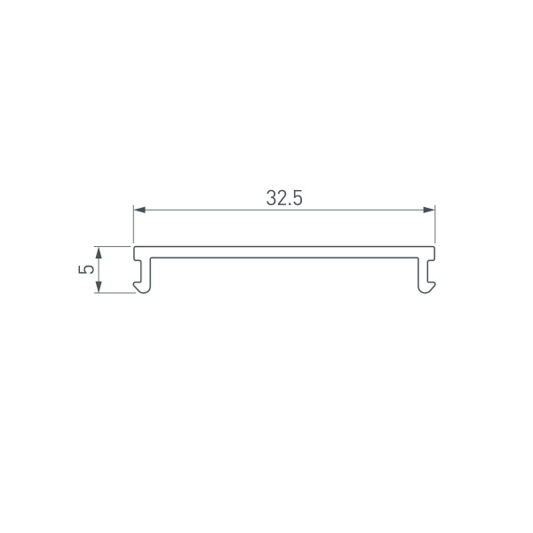 Экран LINIA32-FANTOM-2000 OPAL (Arlight, Пластик)