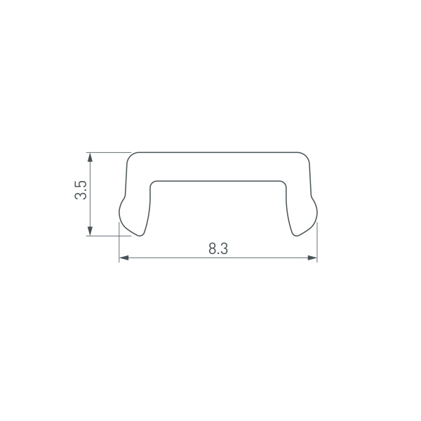 Экран LINE-1019-W8-2000 OPAL (Arlight, Пластик)