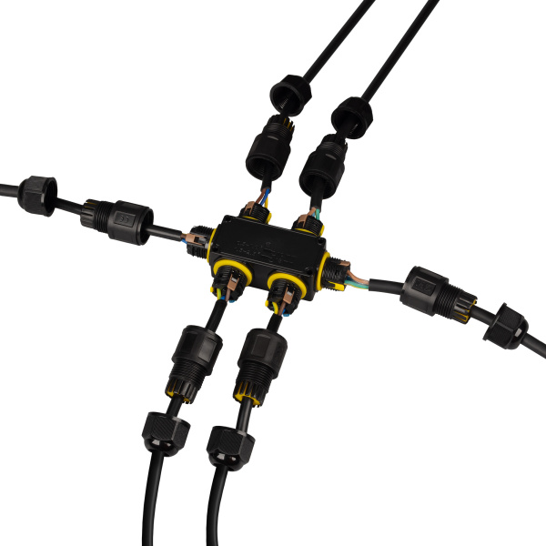 Коннектор NEO-GERM-3pin-TT-WTW (4-8mm) (Arlight, IP68)