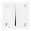 Панель SMART-P6-DIM-G-IN White (12-24V, 4x3A, Sens, 2.4G) (Arlight, IP20 Пластик, 5 лет)