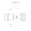 Профиль SL-LINE-4970-2000 ANOD (Arlight, Алюминий)