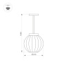 Светильник LGD-PEARL-HANG-7W Warm3000 (GR, 164 deg, 230V) (Arlight, IP65 Металл, 3 года)