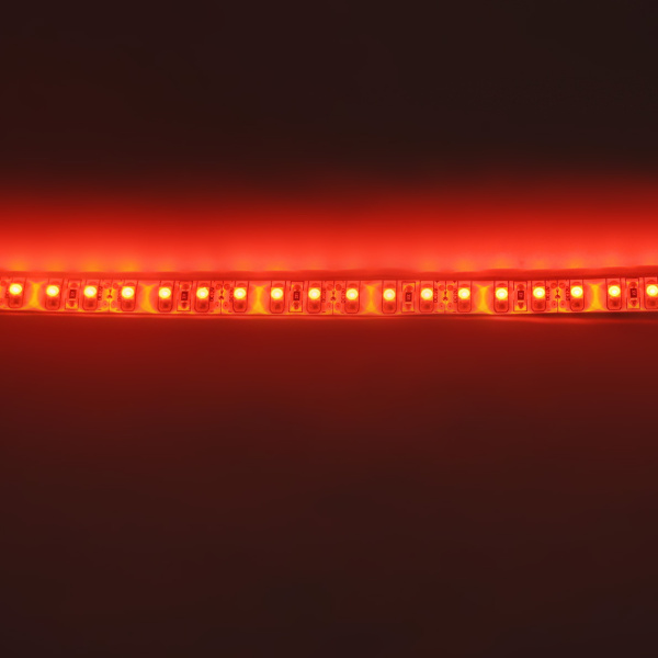 Светодиодная лента Standart PRO class, 3528, 120 led/m, Red, 12V, IP65