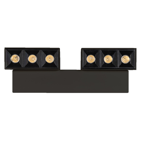 Светильник SP-LEGACY-S200x85-2x6W Warm3000 (BK, 16 deg) (Arlight, IP20 Металл, 3 года)