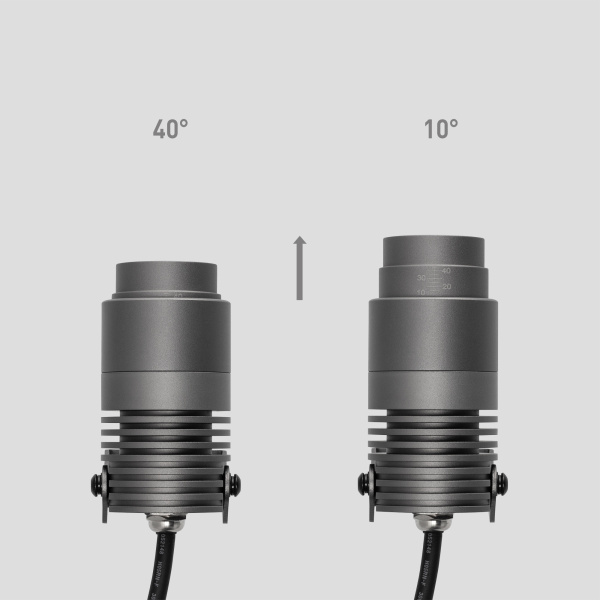 Светильник ALT-RAY-ZOOM-R52-8W Warm3000 (DG, 10-40 deg, 230V) (Arlight, IP67 Металл, 3 года)