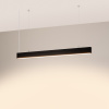 Профиль с экраном SL-LINE-3667-2500 BLACK+OPAL (Arlight, Алюминий)