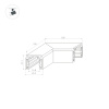 Коннектор угловой MAG-ORIENT-CON-2620-L90 (WH) (Arlight, IP20 Металл, 3 года)