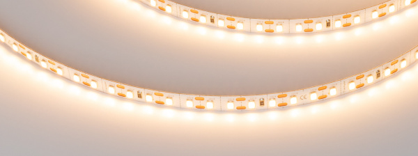 Лента FC-A120-8mm 24V Warm2700-CX1 (10 W/m, IP20, 5m) (Arlight, резка 1 светодиод)