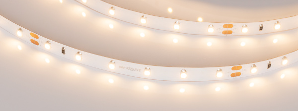 Лента RT 2-5000-50m 24V Warm2700 (3528, 60 LED/m, LUX) (Arlight, 4.8 Вт/м, IP20)