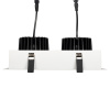 Светильник CL-KARDAN-S283x152-2x25W Warm3000 (WH-BK, 30 deg) (Arlight, IP20 Металл, 3 года)