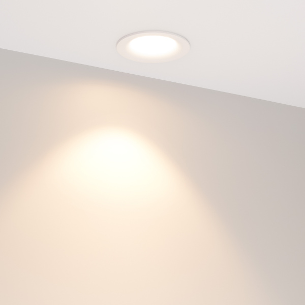 Светильник MS-FOGGY-BUILT-R86-10W Warm3000 (WH, 60 deg, 230V) (Arlight, IP54 Металл, 5 лет)