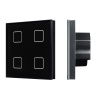 INTELLIGENT ARLIGHT Сенсорная панель DALI-301-11-IN Black (BUS/24V, Backlight) (IARL, IP20 Пластик, 5 лет)