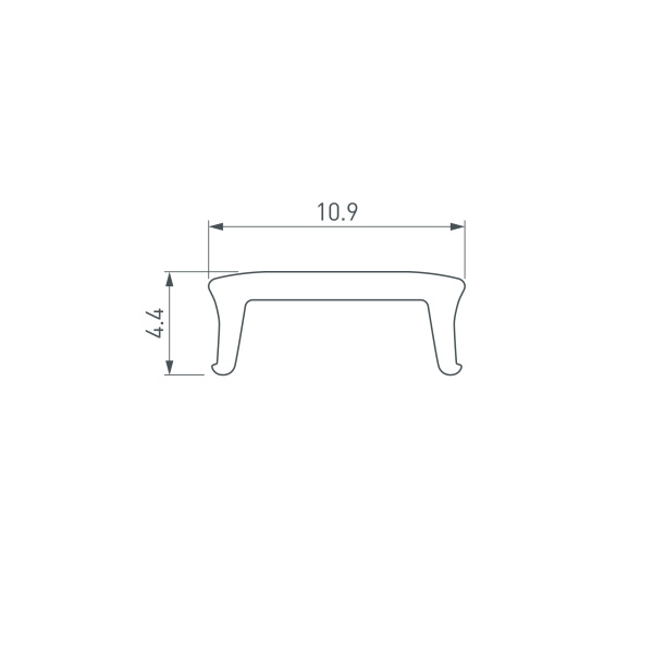 Экран FANTOM-W12-3000 OPAL (Arlight, Пластик)