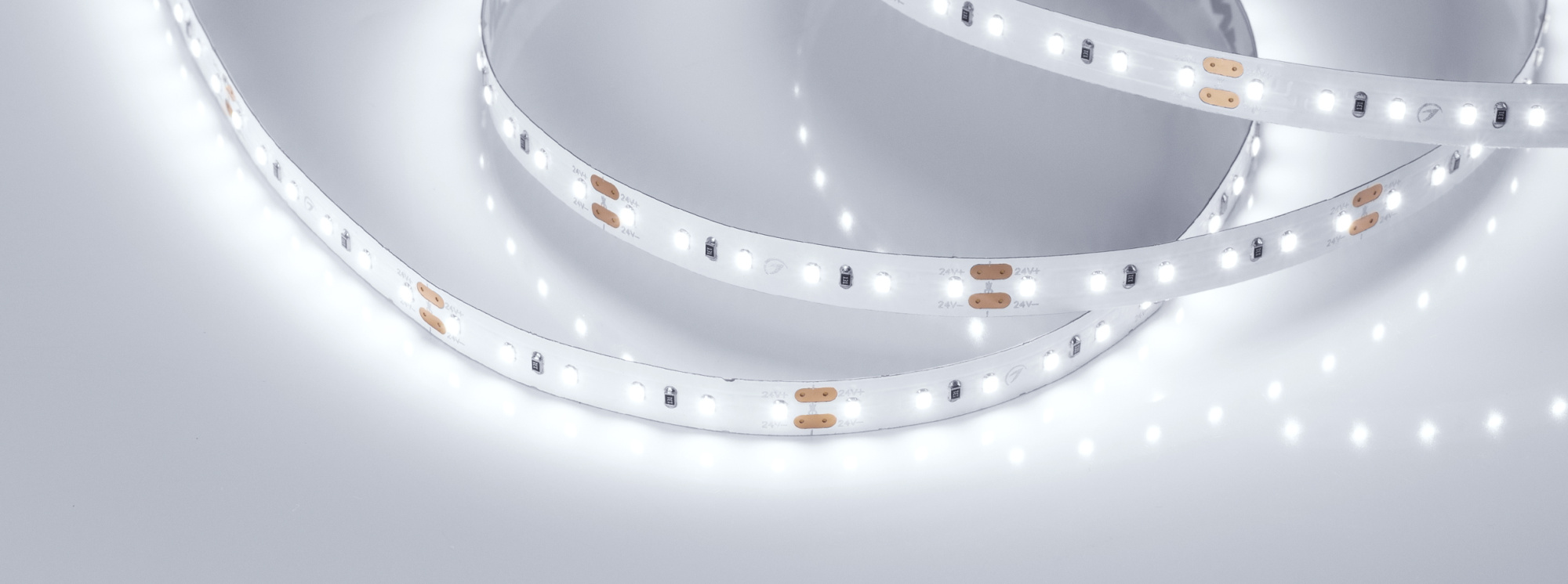 Лента MICROLED-5000HP 24V White5500 8mm (2216, 120 LED/m, LUX) (Arlight, 14 Вт/м, IP20)