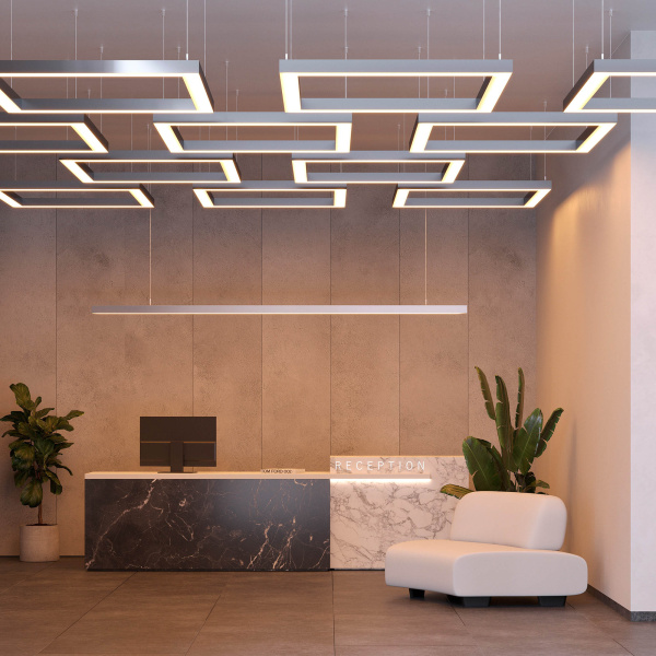 Профиль POWER-W100H70-2000 BLACK (Arlight, Алюминий)