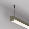 Профиль с экраном LINE-D-3030-2000 SQUARE OLIVE GREY+OPAL (Arlight, Алюминий)