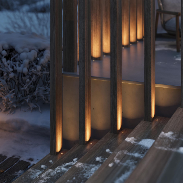 Светильник ART-PELURU-GROUND-R23-1W Warm2700 (GR, 100 deg, 24V) (Arlight, IP67 Металл, 3 года)