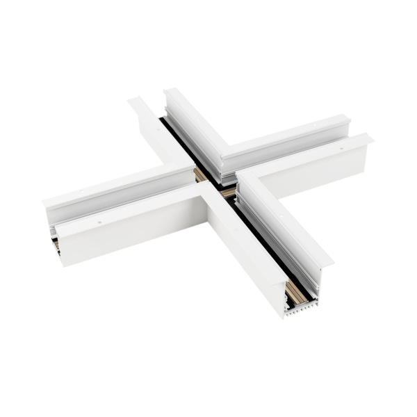 Коннектор крестовой MAG-CON-4560-F-X90 (WH) (Arlight, IP20 Металл, 5 лет)