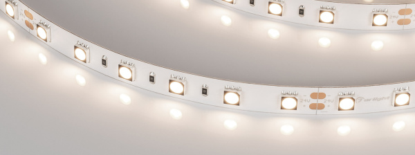 Лента RT-B60-10mm 24V Day4000 CRI98 (14.4 W/m, IP20, 5060, 5m) (Arlight, Открытый)