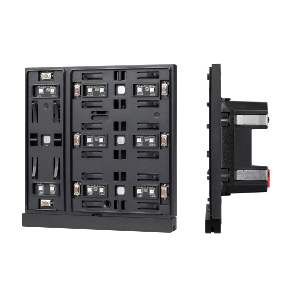 INTELLIGENT ARLIGHT Механизм панели KNX-304-22-IN Black (Bus) (IARL, IP20 Пластик, 2 года)