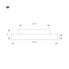 Светильник SP-ESTELY-R450-40W Warm3300-MIX (BK, 80 deg, 230V, TRIAC) (Arlight, IP20 Металл, 5 лет)