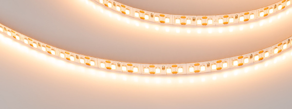 Лента FC-A160-8mm 24V Warm2400-CX1 (14 W/m, IP20, 5m) (Arlight, резка 1 светодиод)