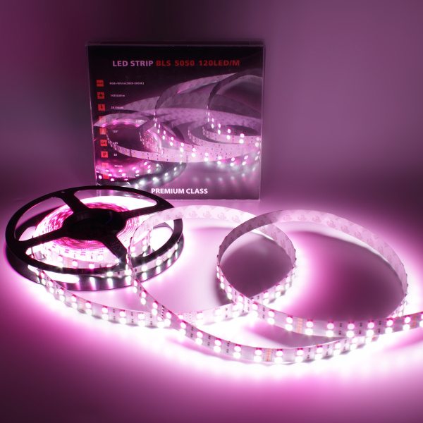 Светодиодная лента Class Premium, 5050, 120 led/m, RGBW, 24V, IP33, А13