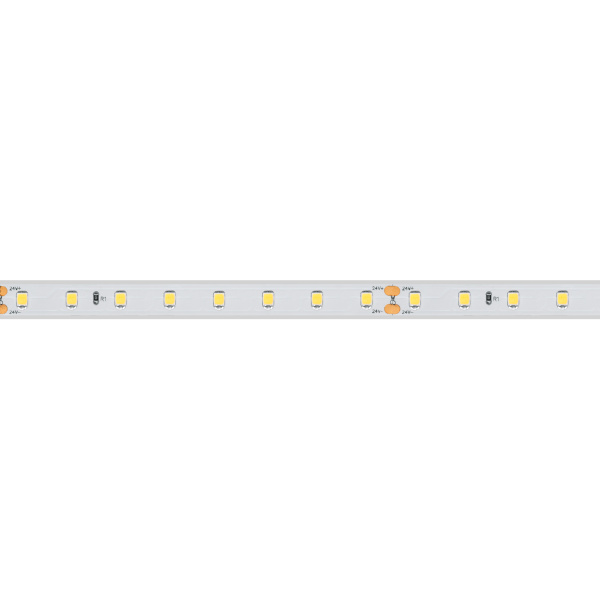 Лента RTW 2-5000PS 24V Warm3500 (2835, 80 LED/m, LUX) (Arlight, 6 Вт/м, IP67)