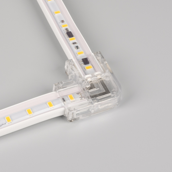 Коннектор угловой для ленты ARL-50000PV (15.5x6mm) прозрачный (Arlight, Пластик)
