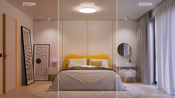 Светильник SP-FAVOR-R600-50W Day4000-MIX-RGB (WH, 100 deg, 230V, Tuya Zigbee) (Arlight, IP54 Пластик, 3 года)