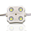 Светодиодный модуль квадратный 5050-4 линза (76Lm, 1,44W, 12V, Day White)